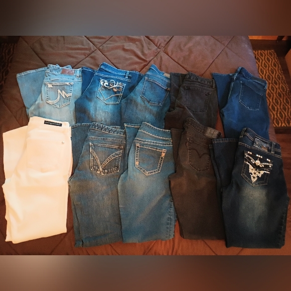 Lot of 10 size 8 jeans! - Picture 2 of 2